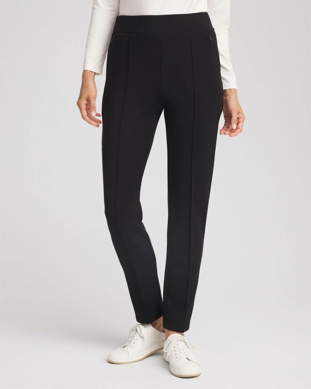 Zenergy Pintuck Ankle Pants